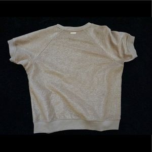 Michael Kors gold short sleeve sweatshirt